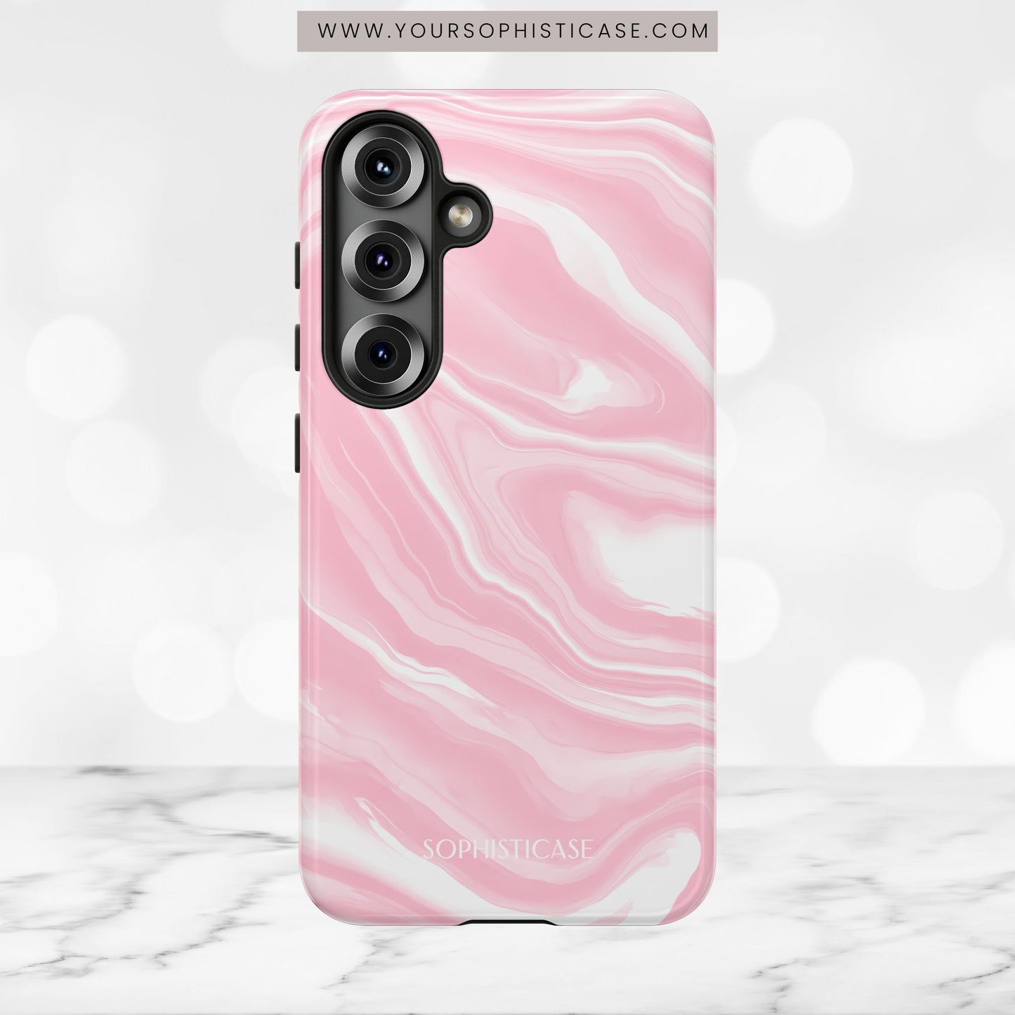 Liquid Dreams in Pink - Tough Phone Case