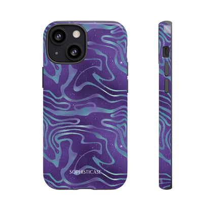 Cosmic Gold in Blue & Purple - iPhone Case, Samsung Galaxy Case, Google Pixel Case
