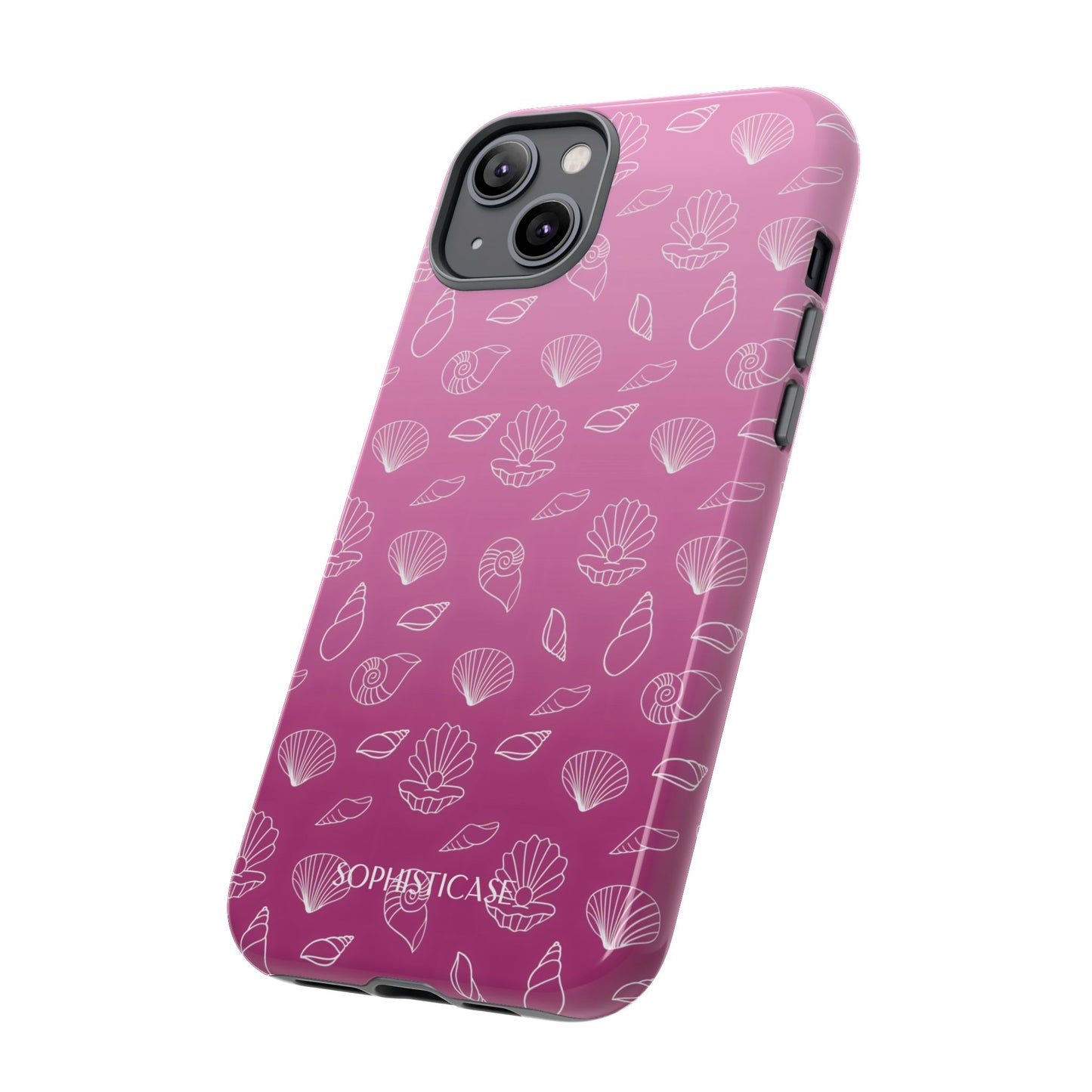 Seashell Society in Purple - iPhone Case, Samsung Galaxy Case, Google Pixel Case