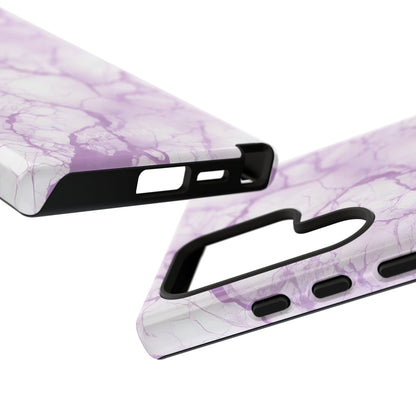 Marble Opulence in Purple - Tough Phone Case