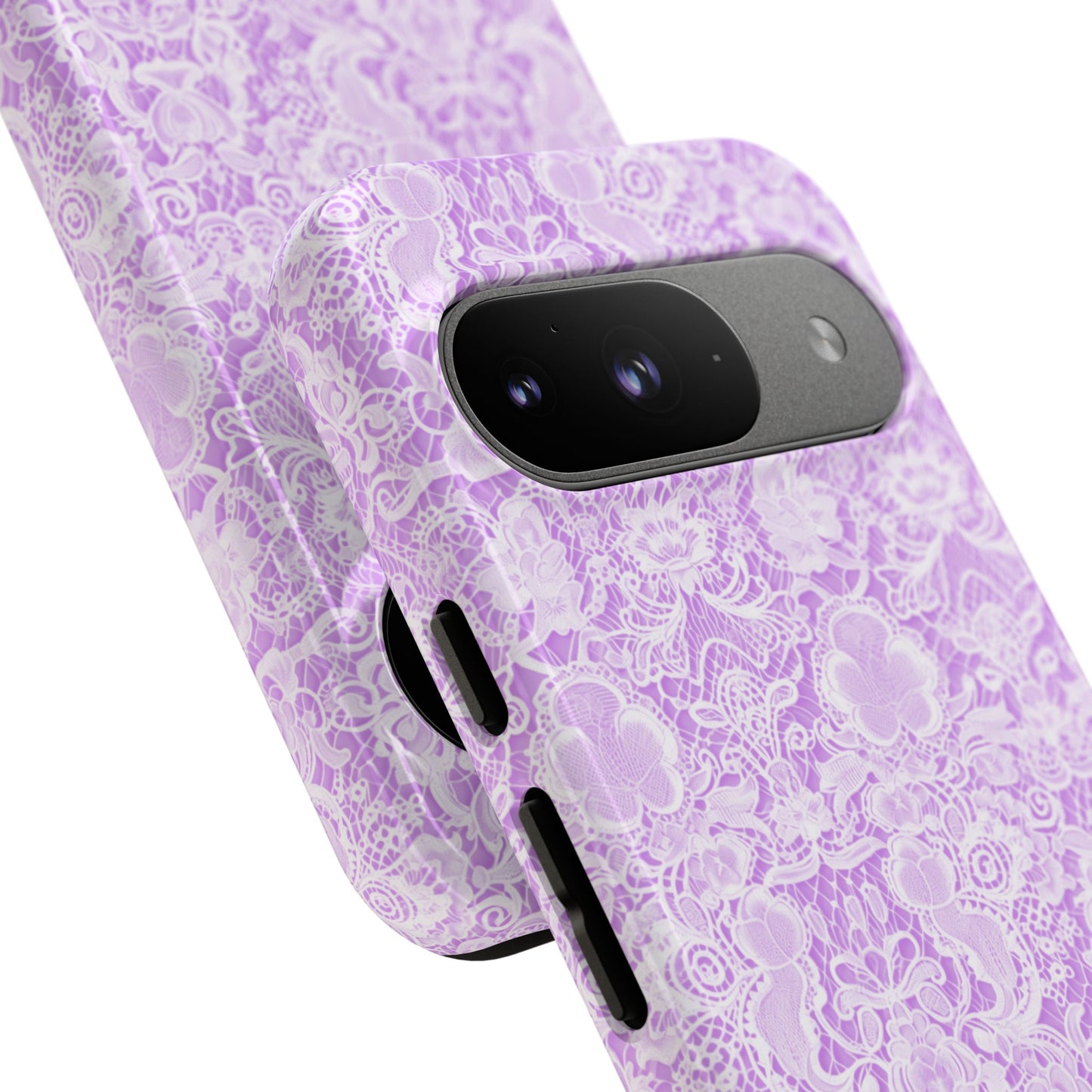 Luxe Lace in Purple - Tough Phone Case
