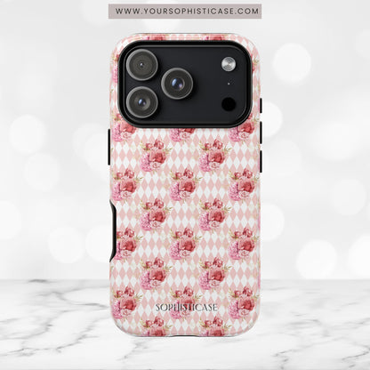 Rose Diamond Romance in Juliette - Tough Phone Case