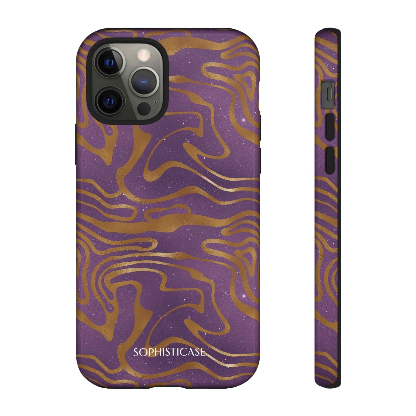 Cosmic Zebra in Purple - iPhone Case, Samsung Galaxy Case, Google Pixel Case