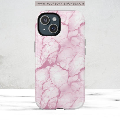 Marble Opulence in Pink - Magsafe Case