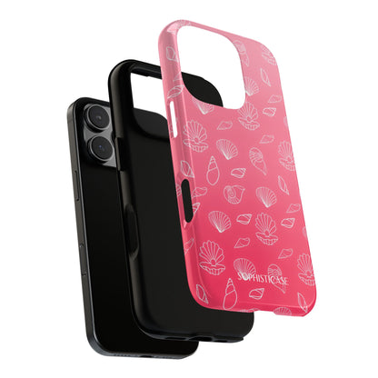 Seashell Society in Sunset Pink - iPhone Case