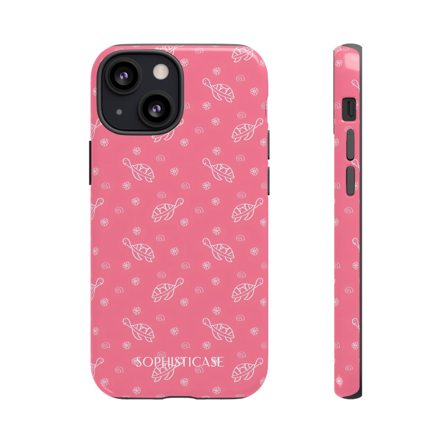 Turtle Island in Pink - Protective iPhone Case