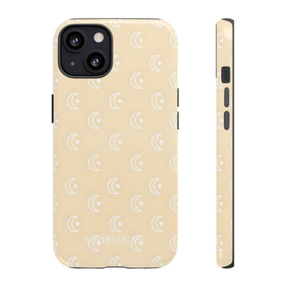 Moon Phase in Yellow - Tough Phone Case for iPhone