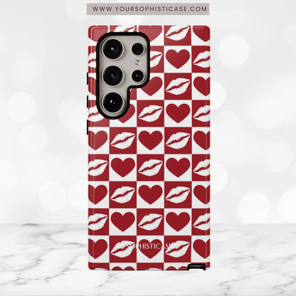 Belle Amie in Red - iPhone Case, Samsung Galaxy Case, Google Pixel Case