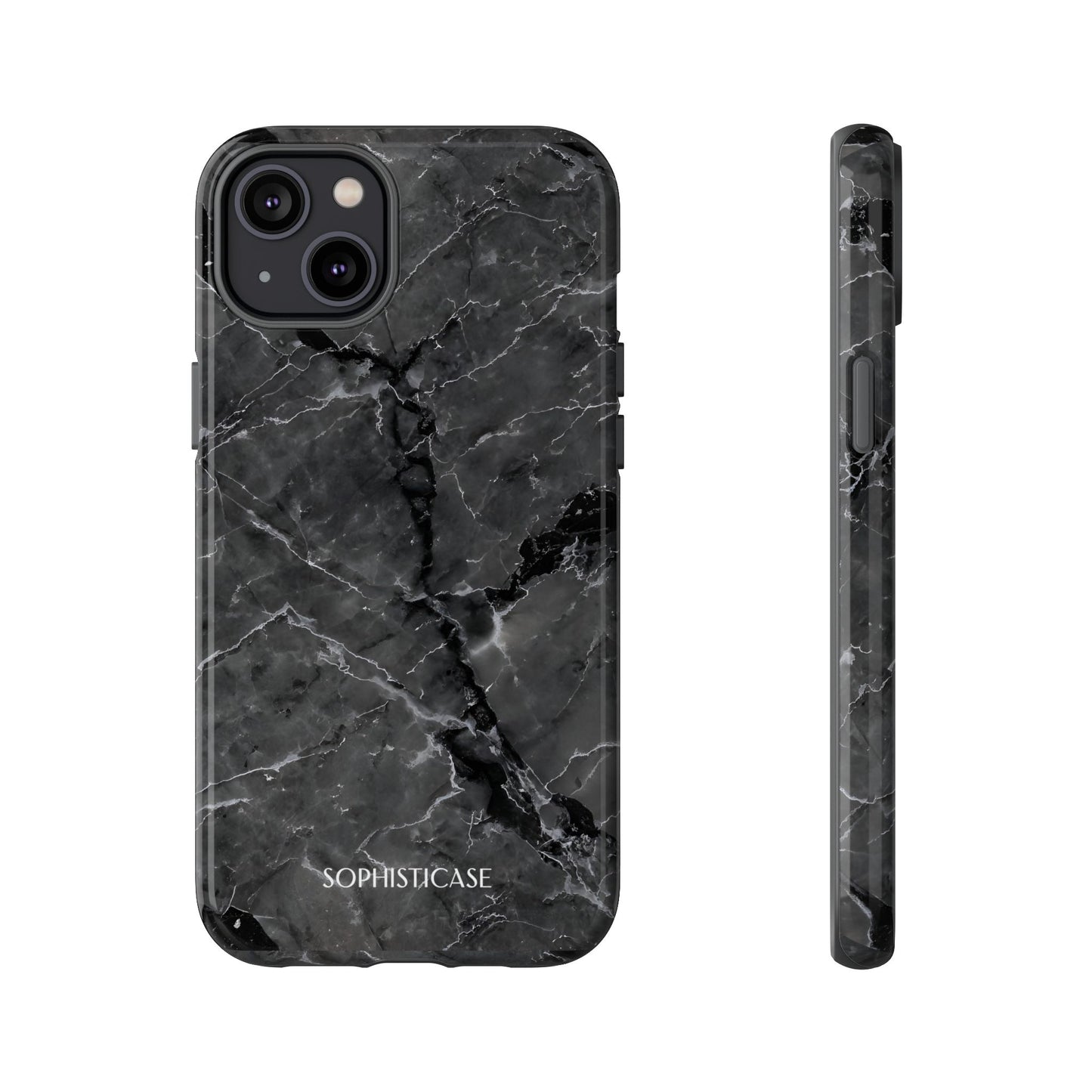 Marble Opulence in Black - iPhone Case, Samsung Galaxy Case, Google Pixel Case