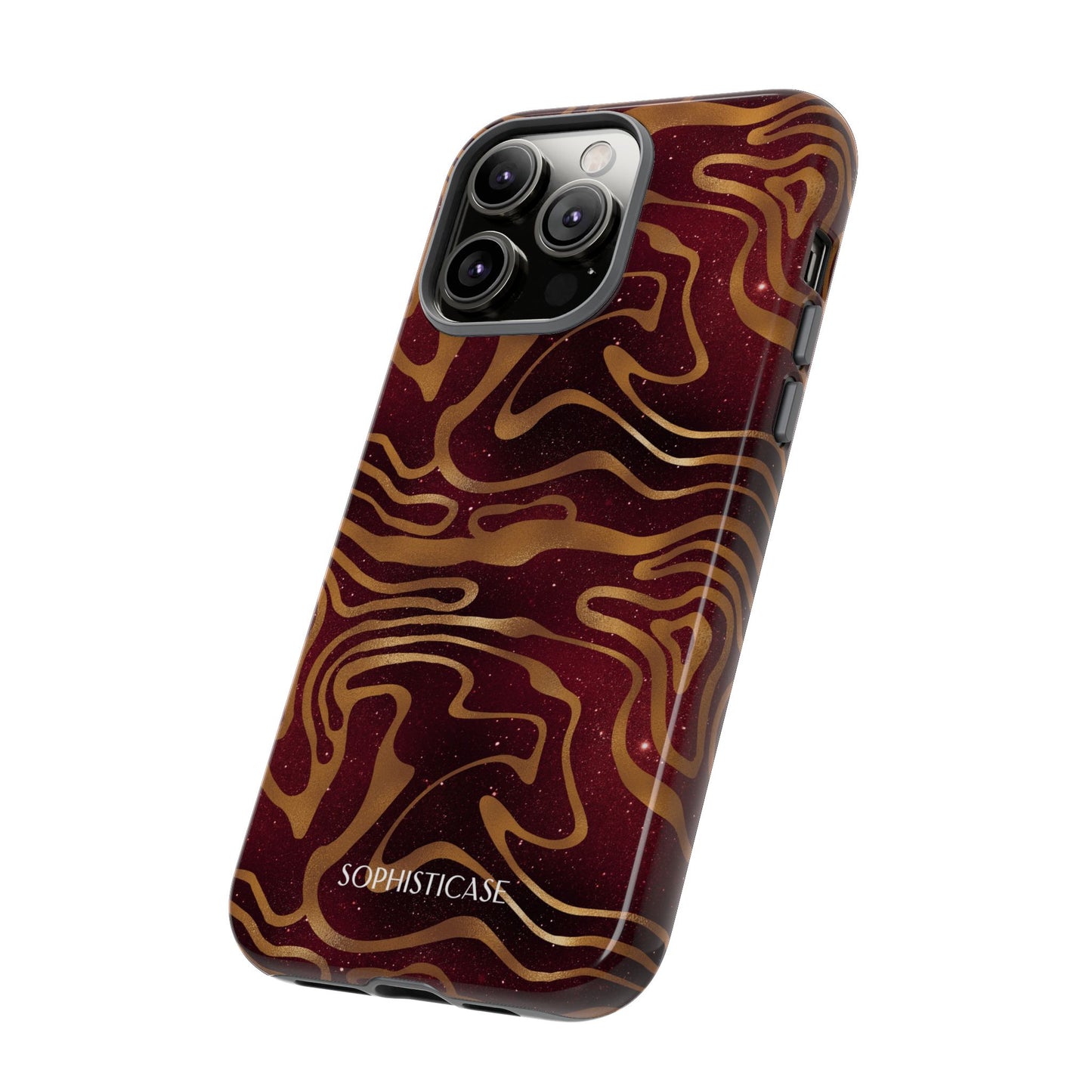Cosmic Zebra in Red - iPhone Case, Samsung Galaxy Case, Google Pixel Case