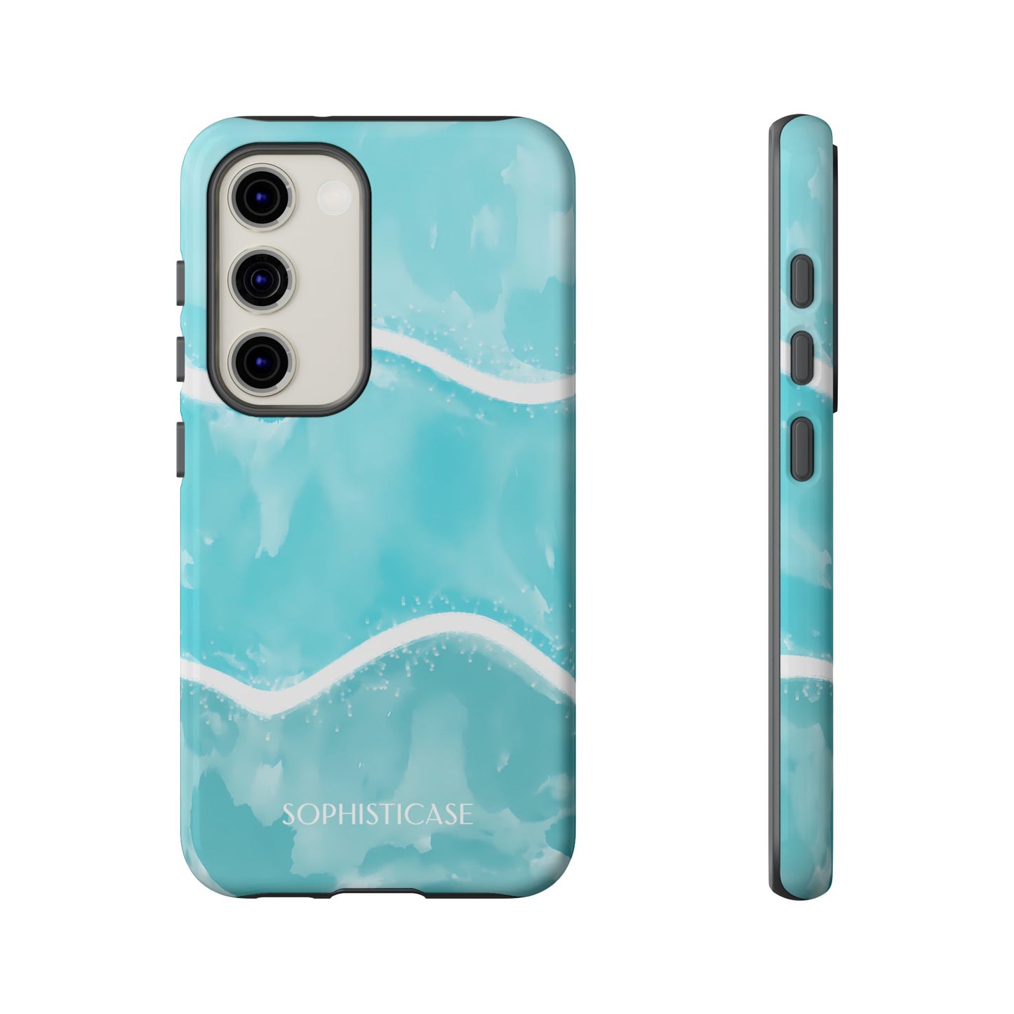 Serenity in Aqua - Drop Proof Phone Case for Samsung Galaxy