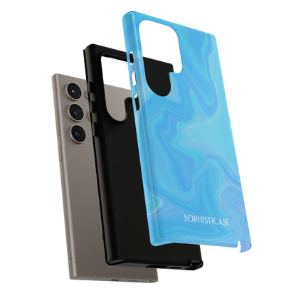 Liquid Magic in Blue - Drop Proof Phone Case for Samsung Galaxy