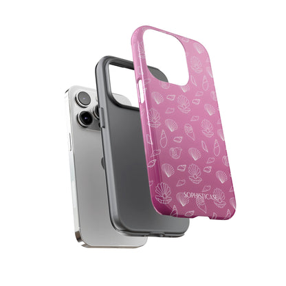 Seashell Society in Purple - iPhone Case