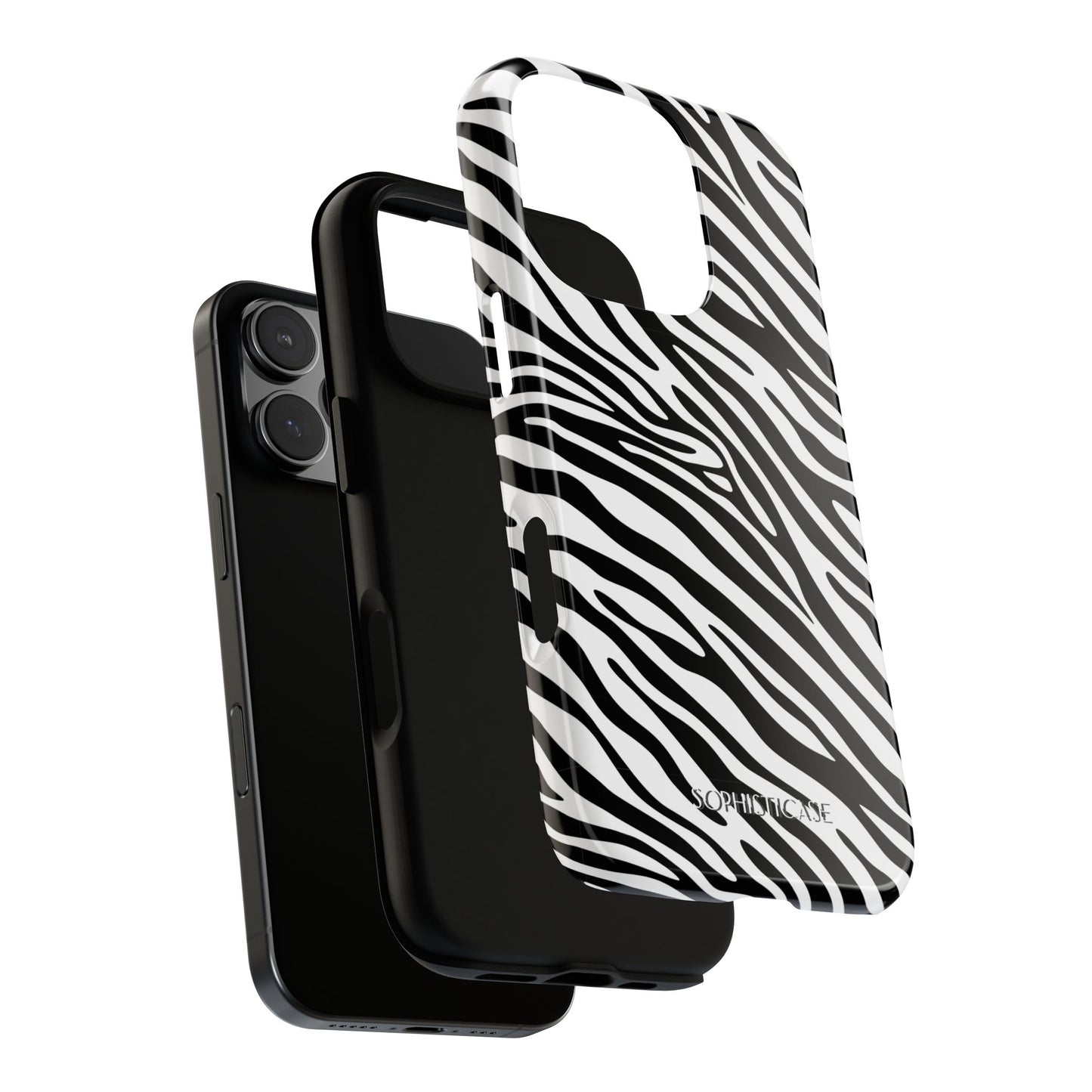 Dark Thoughts in Urban Zebra - Tough Phone Case