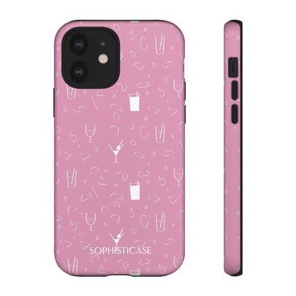 Cocktail Hour in Pink - iPhone Case