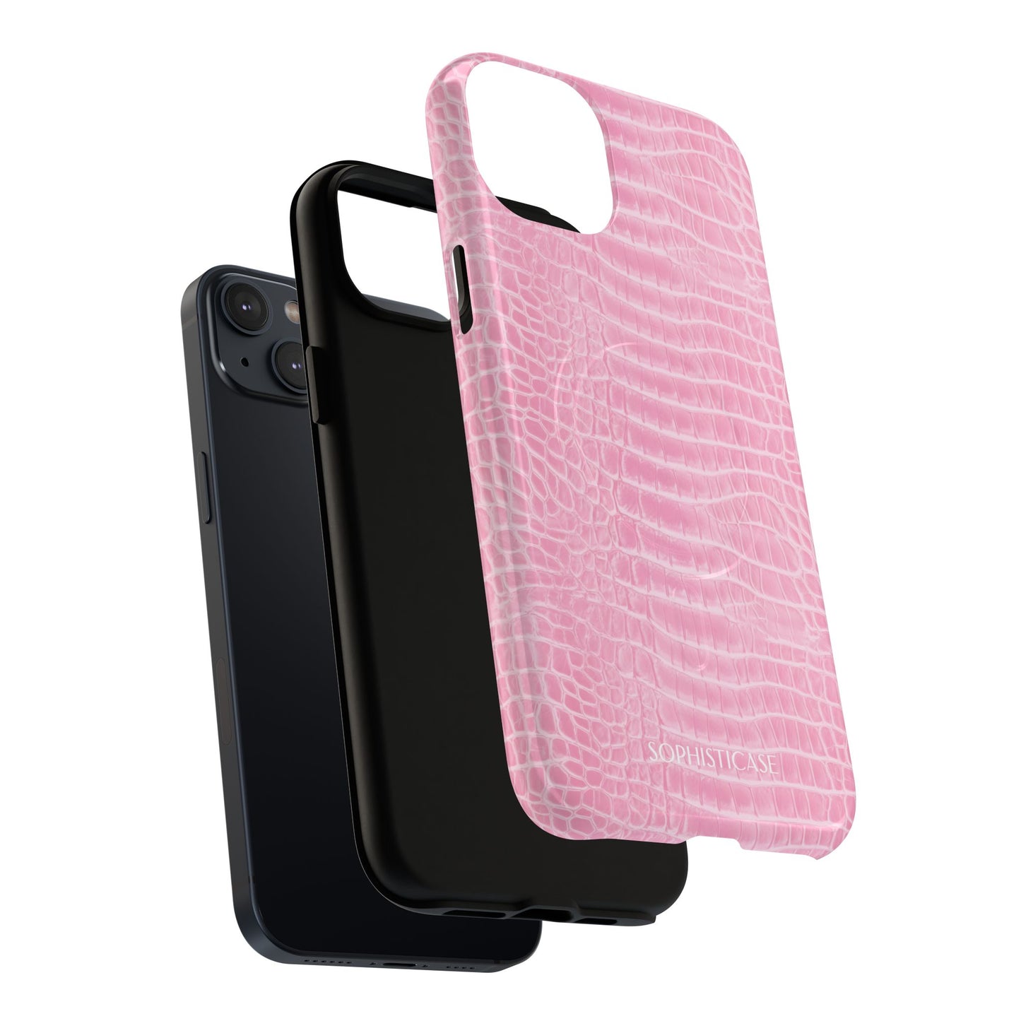 Luxe Leather in Pink - Magsafe Case