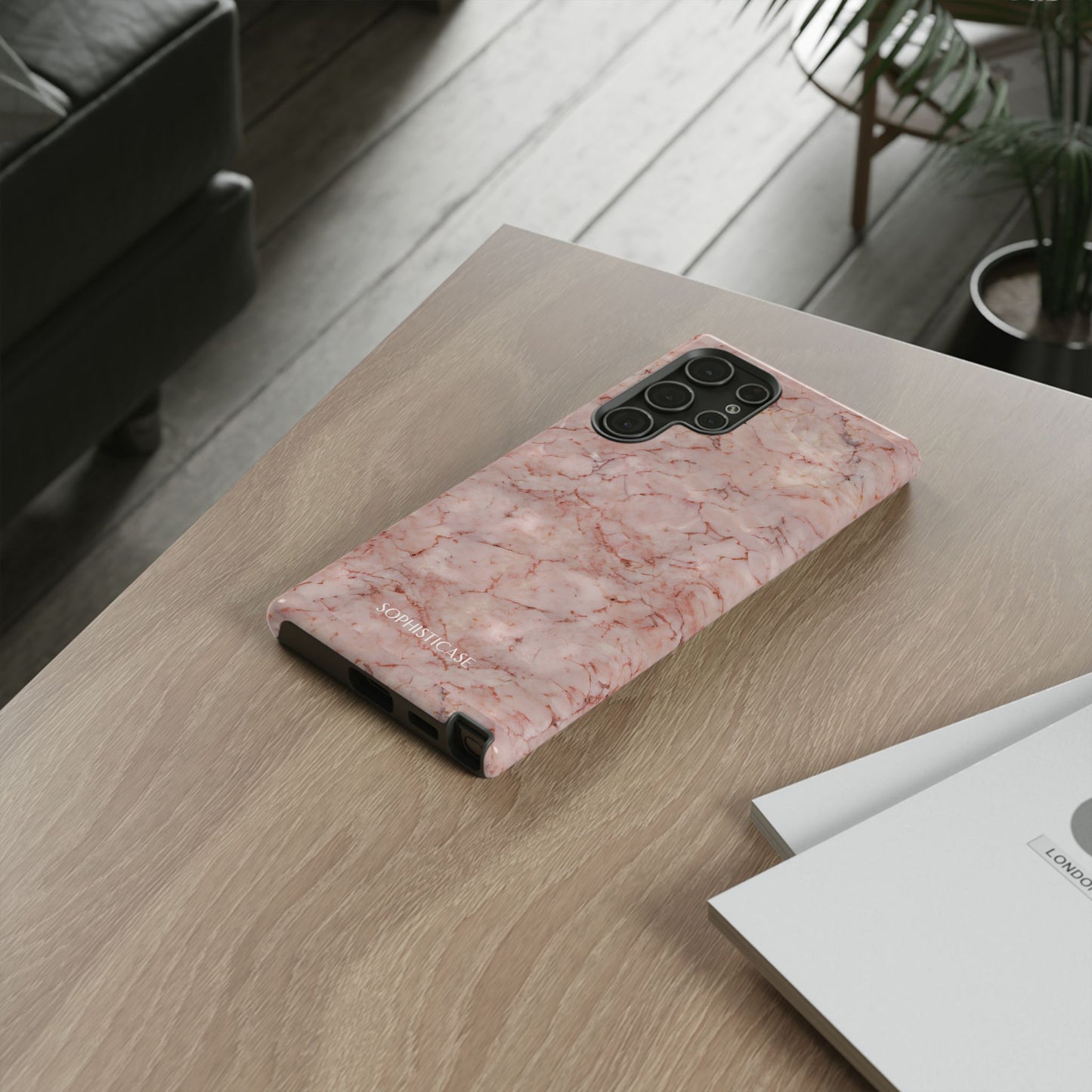 Marble Opulence in Pink - iPhone Case, Samsung Galaxy Case, Google Pixel Case