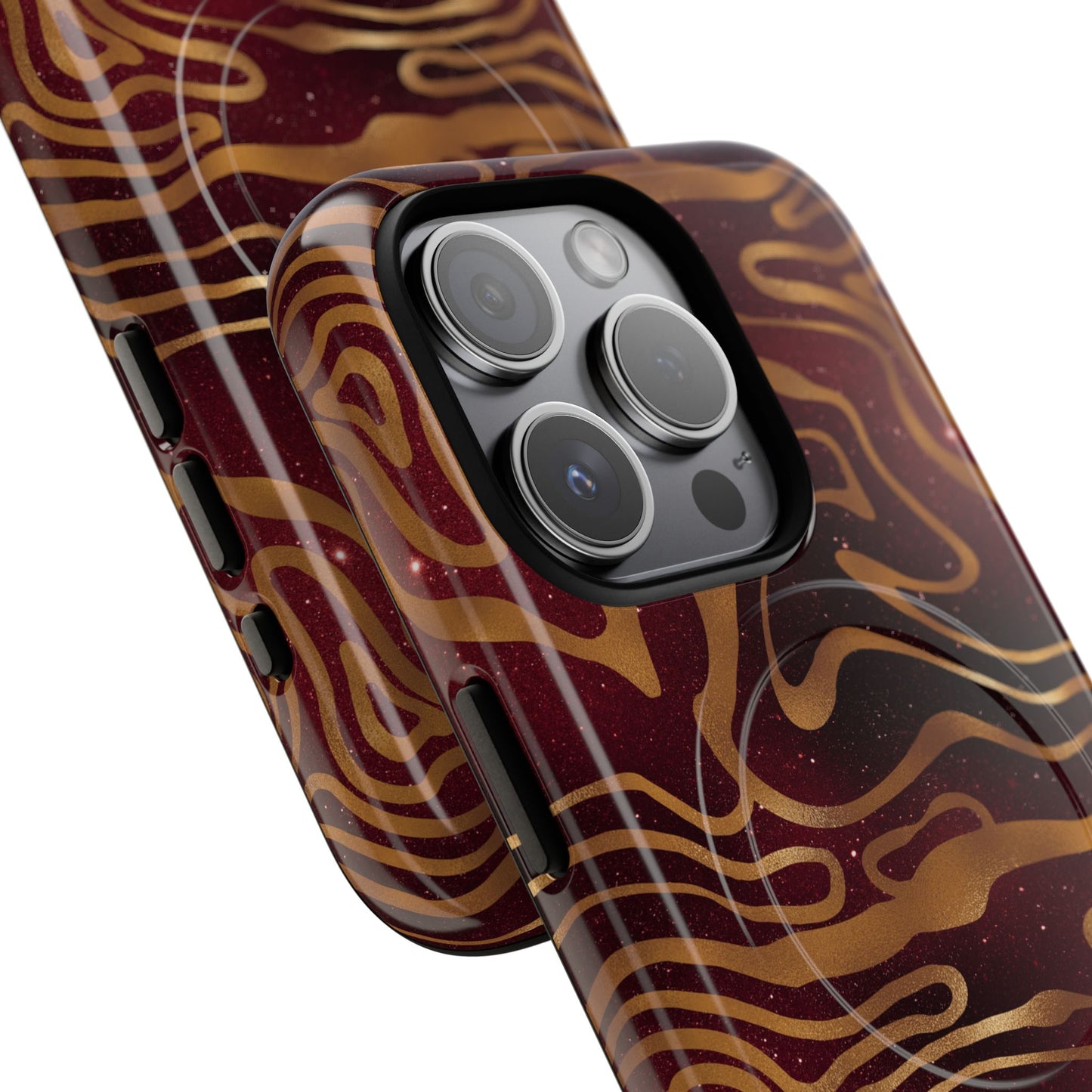 Cosmic Gold in Red - iPhone Magsafe Case