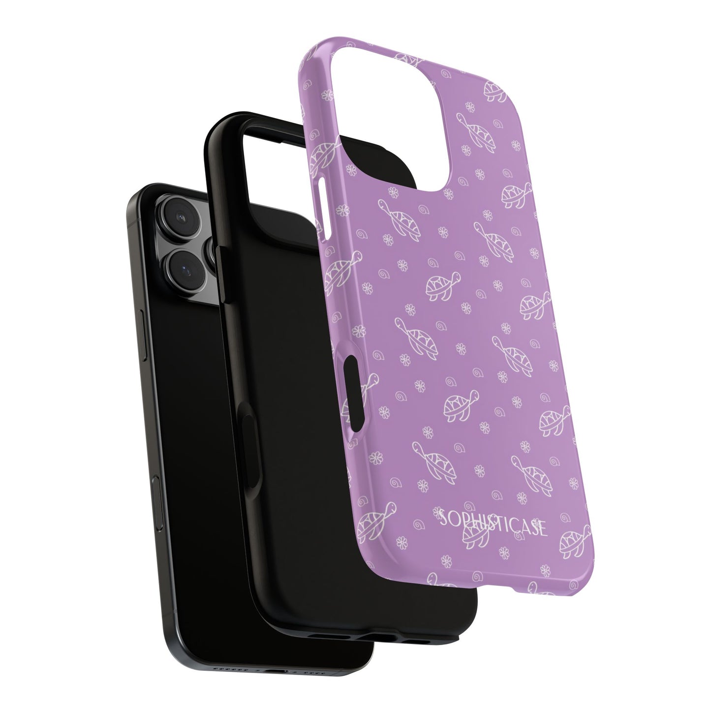 Turtle Island in Purple - Drop Proof iPhone Case