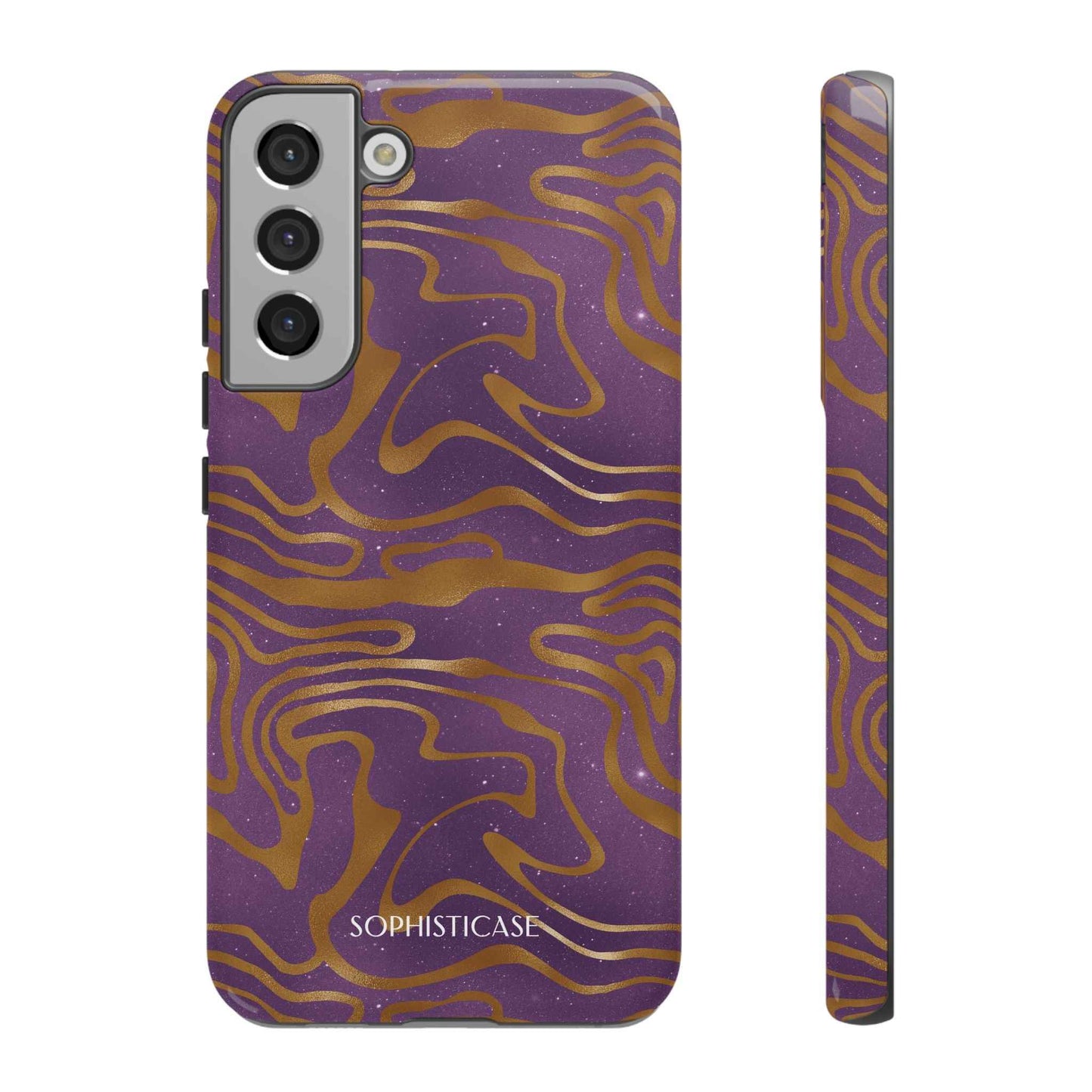 Cosmic Zebra in Purple - iPhone Case, Samsung Galaxy Case, Google Pixel Case