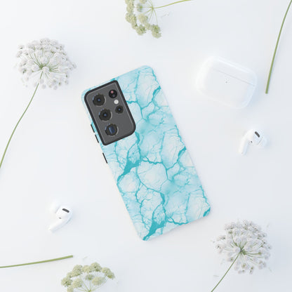 Marble Opulence in Aqua - Tough Phone Case