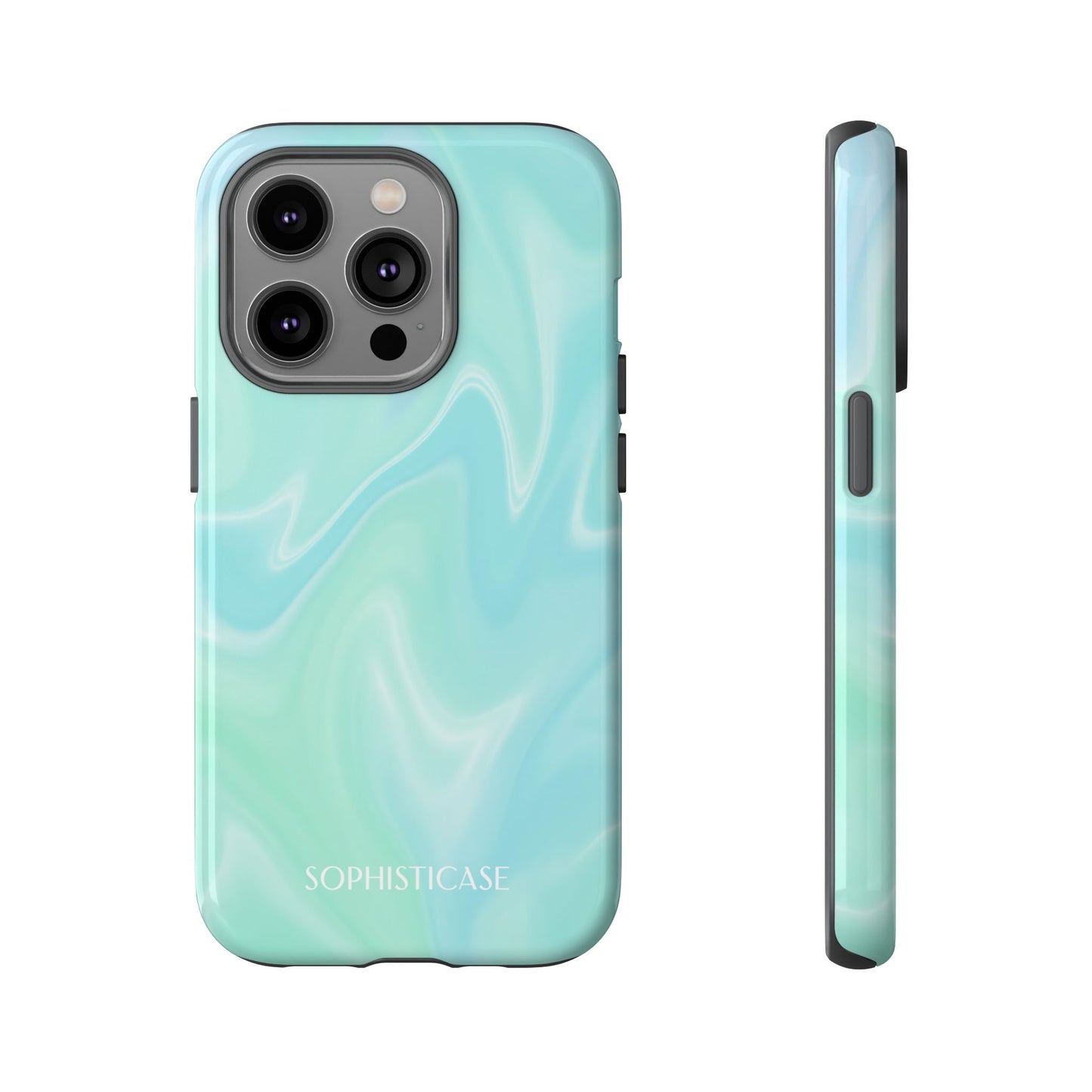 Liquid Magic in Green Haze - iPhone Case