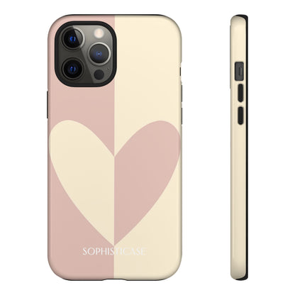 Be Mine in Brown and Beige - iPhone Case, Samsung Galaxy Case, Google Pixel Case