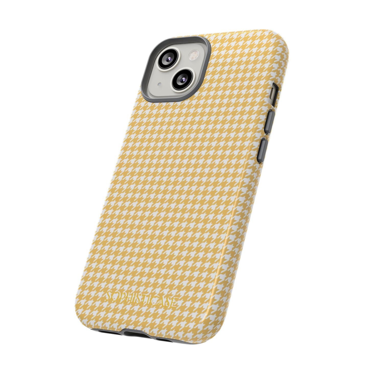 Tough Case - Houndstooth in Mustard