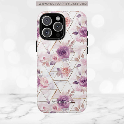 Royal Floral in Rose Royale - Tough Phone Case