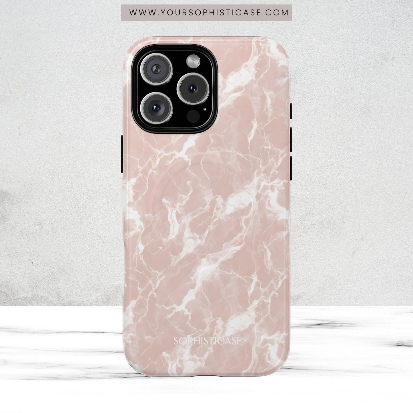 Marble Crush in Beige - Magsafe Case
