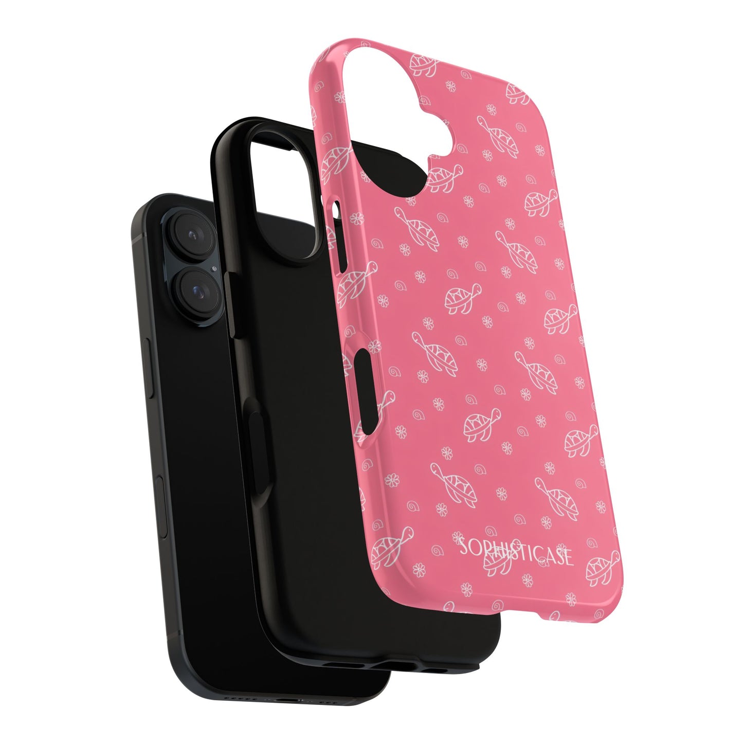 Turtle Island in Pink - Protective iPhone Case