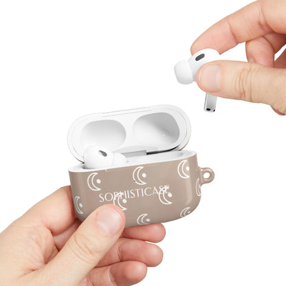 AirPod Cases - Moon Phase in Boho Brown