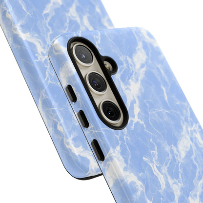 Marble Crush in Blue - Tough Phone Case
