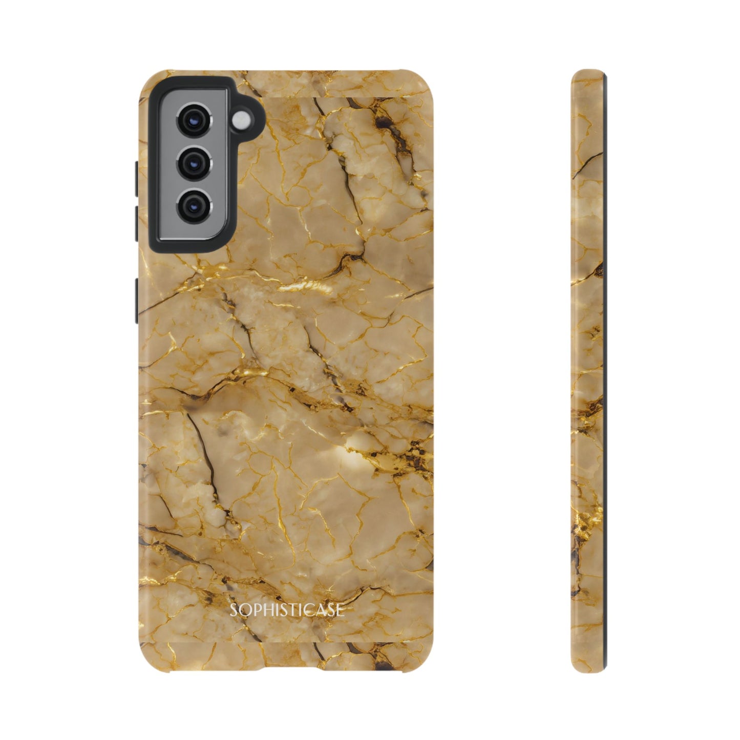 Marble Opulence in Gold - iPhone Case, Samsung Galaxy Case, Google Pixel Case