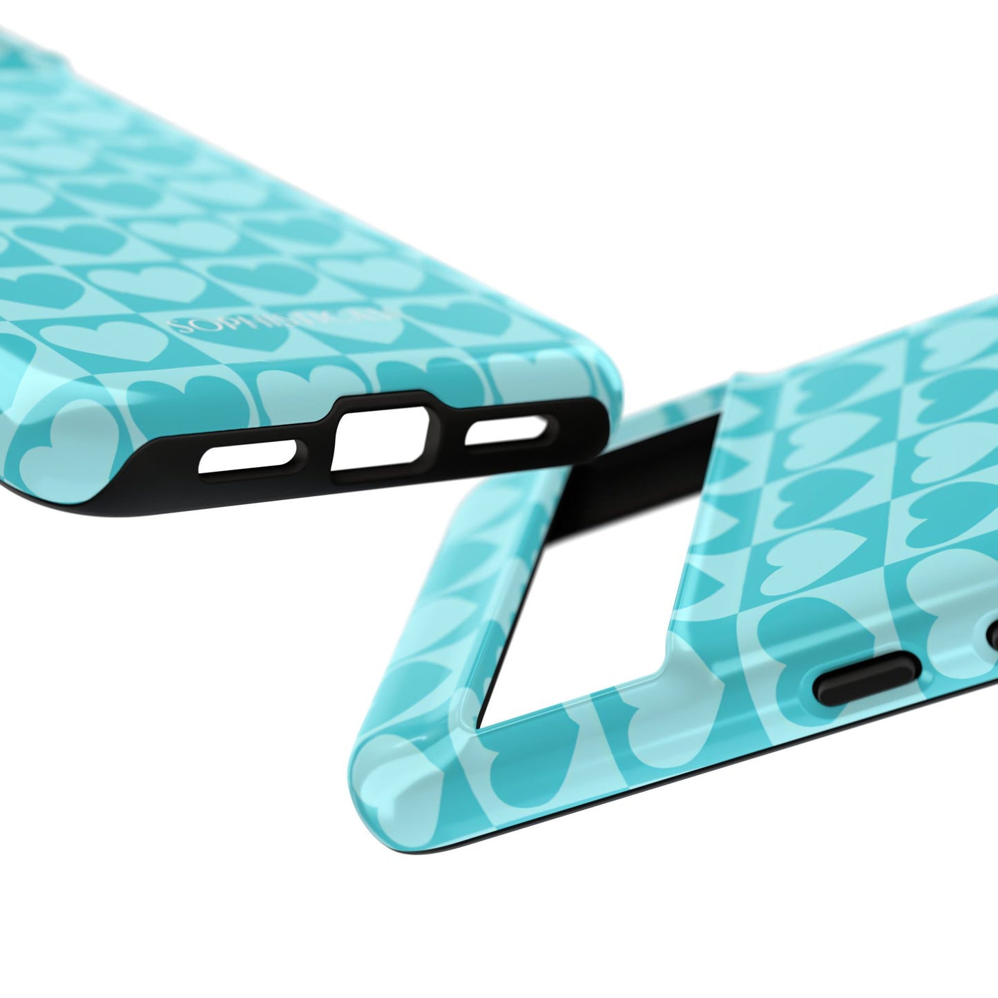Tough Love in Aqua - Tough Phone Case