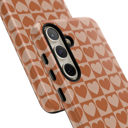 Tough Love in Brown - Tough Phone Case
