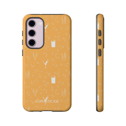 Cocktail Hour in Yellow - Tough Phone Case for Samsung Galaxy