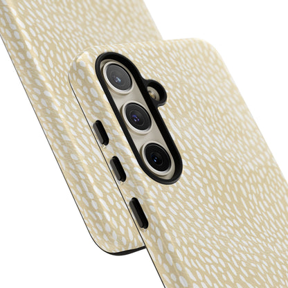 Oh Deer! in Neutral Beige- Tough Phone Case