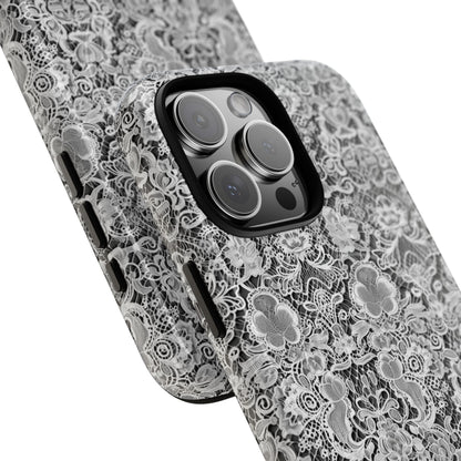 Luxe Lace in Black - Magsafe Case