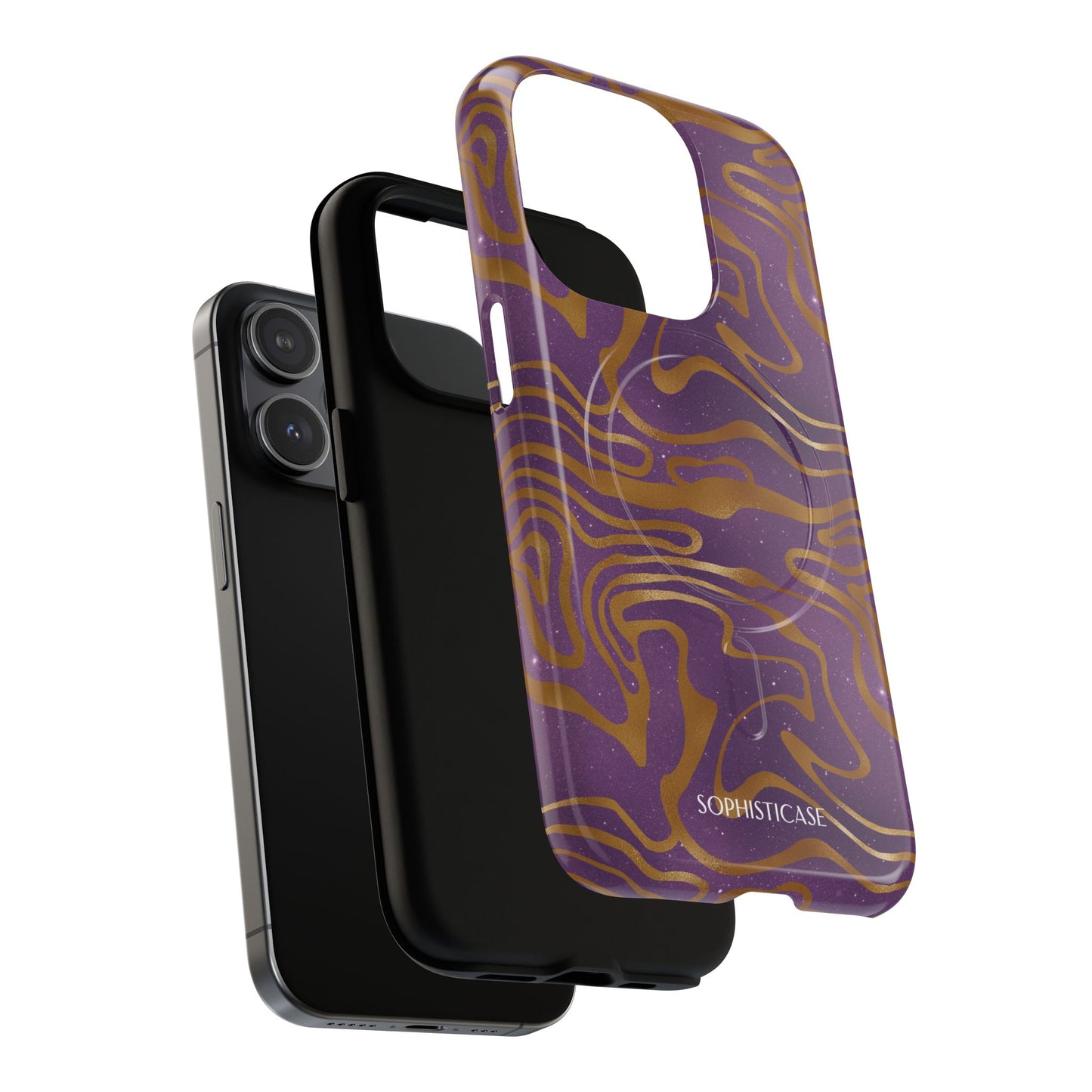 Cosmic Gold in Purple - iPhone Magsafe Case
