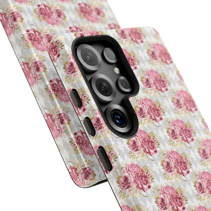Rose Diamond Romance in Colette - Tough Phone Case