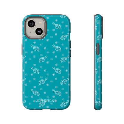Turtle Island in Aqua - iPhone Case