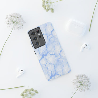 Marble Opulence in Blue - Tough Phone Case