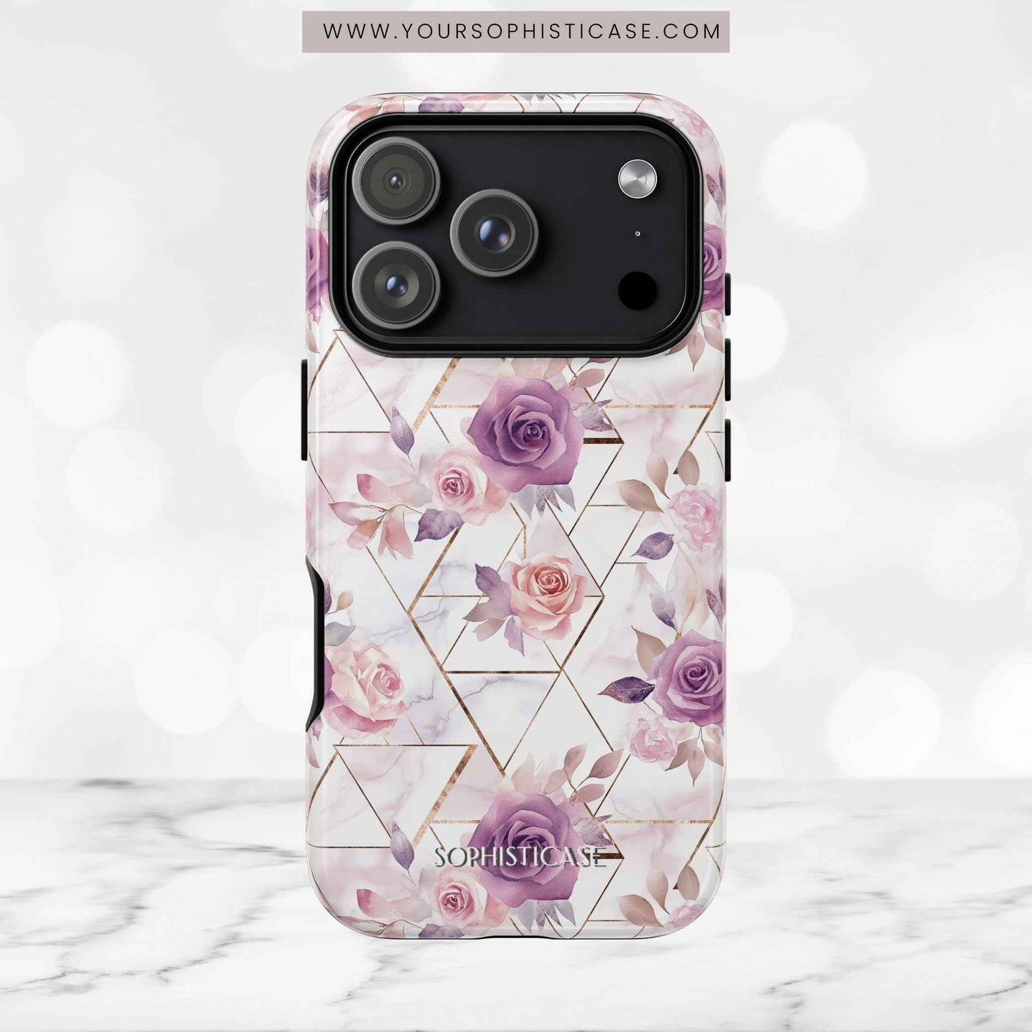 Royal Floral in Rose Royale - Tough Phone Case