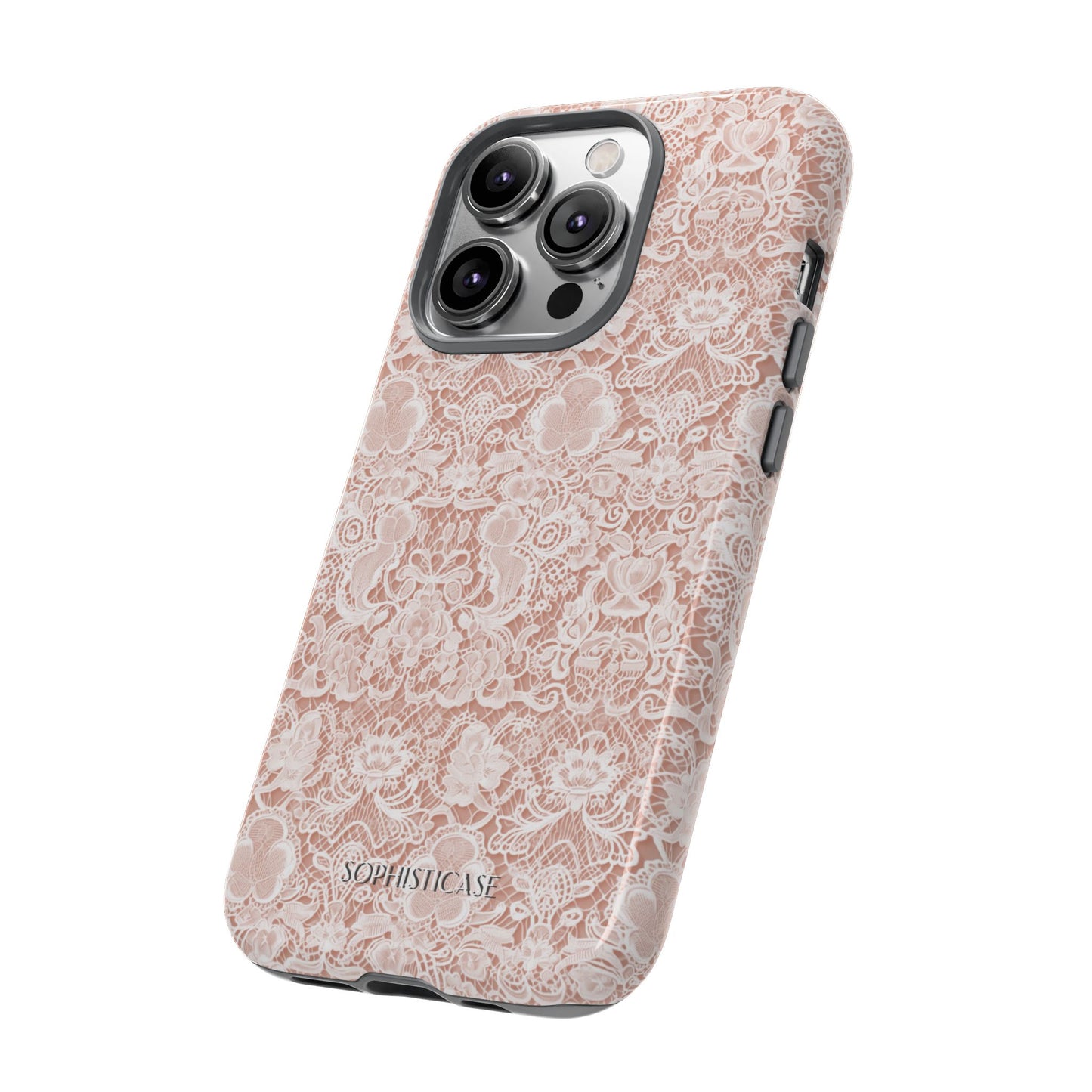 Luxe Lace in Brown - iPhone Case, Samsung Galaxy Case, Google Pixel Case