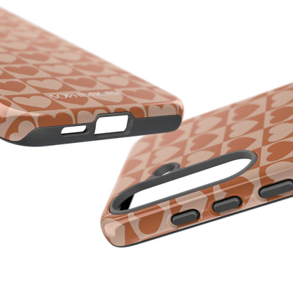 Tough Love in Brown - Tough Phone Case