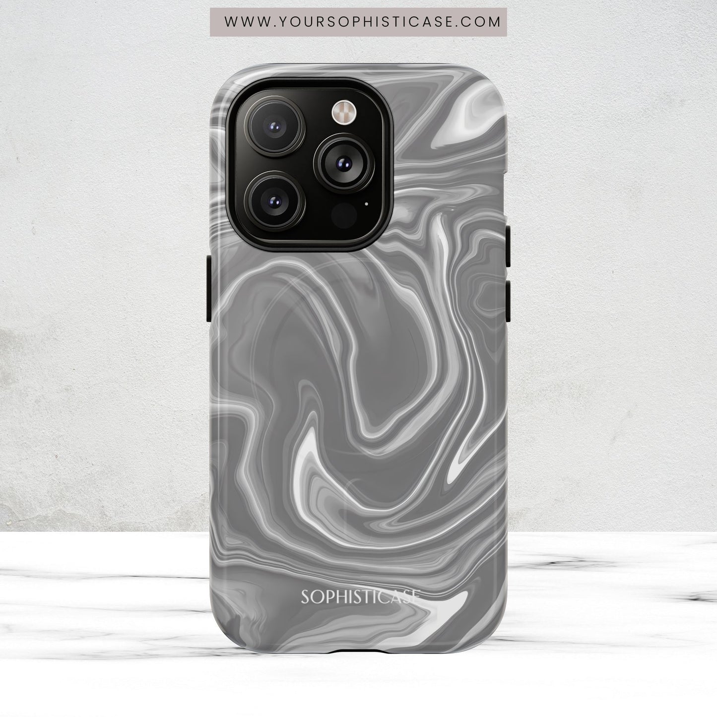 Liquid Dreams in Charcoal - Magsafe Case