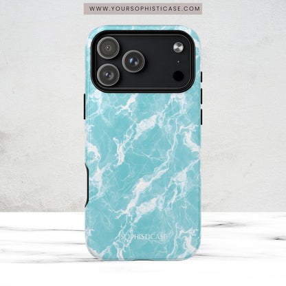 Marble Crush in Aqua - Magsafe Case