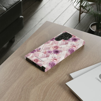 Royal Floral in Mauve Rose - Tough Phone Case
