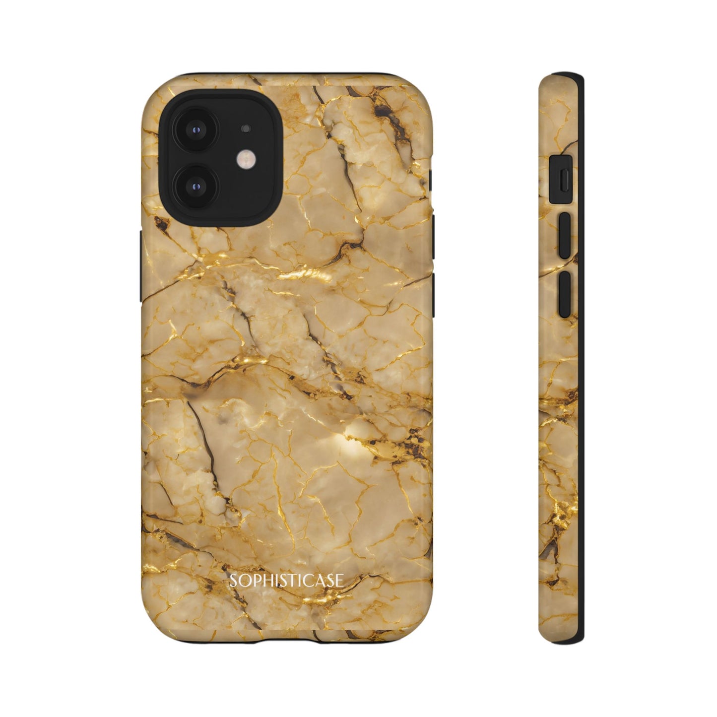Marble Opulence in Gold - iPhone Case, Samsung Galaxy Case, Google Pixel Case